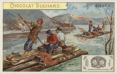 Travelling by raft, Alaska by European School